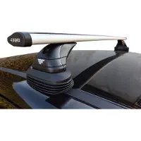 Farad Dakdragers geschikt voor de Opel Corsa D 3/5D 2006 t/m 2014 met fixpoints - Aluminium - Hoog laadvermogen 100kg - Wingbar Grijs - Merk