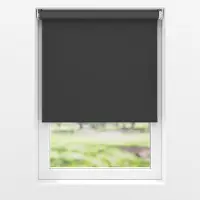 Vonroc SMART BLINDS - ELEKTRISCH ROLGORDIJN - UITBREIDING - 120 x 190 - Zwart | Excl. Afstandsbediening