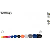 Taurus Vinyl Halter - 6kg – Oranje – per stuk – dumbbell – dumbell - halter – earobics – earobic – pumptraining