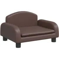 vidaXL Hondenmand 50x40x30 cm kunstleer bruin