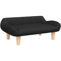 vidaXL Hondenmand 70x40x24 cm stof zwart
