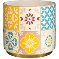 Coppens Pot faro blauw geel 13 x 12,5 cm |