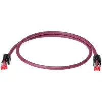 Klotz CAT-netwerkkabel, 5 m RJ45 - RJ45, bordauxviolet - Kabel