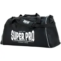 Super Pro Gym Sporttas Zwart/Wit Large