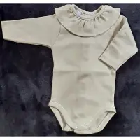 Babidu Romper 1117 zand, ruchekraag