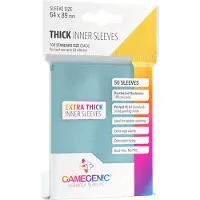GameGenic Thick Inner Sleeves 64x89mm Transparant (50 stuks)