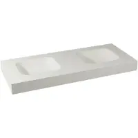 Balmani Arcato wastafel Solid Surface 135 x 55 cm, exclusief crepine