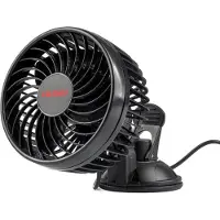 ABC-led Auto ventilator - 4,5 inch - 12V - Met zuignap
