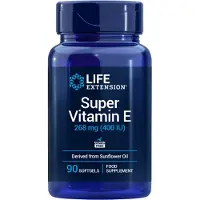 Life Extension Super Vitamin E 400 UI (90 Softgels) - vitamines, vitamine-e - vitamine-e