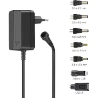 Hama 00223613 Stekkernetvoeding, instelbaar 12 V 1 A 12.00 W
