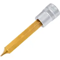 Hazet Dopsleutelbit 8803-1.6X10 · 3/8 inch (10 mm) vierkant hol · Sleufprofiel · SW 1,6 x 10 mm