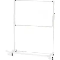 Rocada Onderstel voor whiteboardsysteem Skin, voor whiteboards met afmeting 1000 x 1500 mm, met wielen