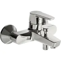 Hansa Polo badmengkraan m/hendel uitloop 157mm 1/2" chroom, chroom