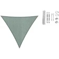 Shadow Comfort driehoek 2x2x2m Country Blue met Bevestigingsset