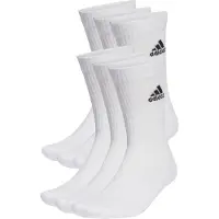 Adidas Kousen Cushioned Crew 6-Pack - Wit/Zwart