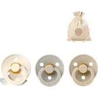 BIBS fopspenen T3 + speenzakje BolleToet - Vanilla, Sand en Ivory - 18+ maanden