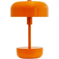 Dyberg Larsen Haipot LED tafellamp batterij oranje Haipot, dimbaar, geel / oranje, Woon-/ Eetkamer, metaal, Modern