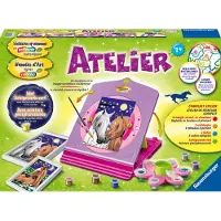 Ravensburger Schilderen Op Nummer atelier met 2 schilderijen en lichtgevende verf