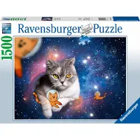 Ravensburger Katten vliegen in de ruimte. , artikelnummer 17439