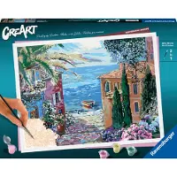 Ravensburger CreArt Mediterranean Landschap schilderen op nummer