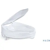 MORETTI toiletverhoger - 6 cm hoog met deksel