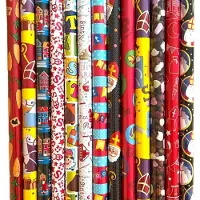 Benza Sinterklaas cadeaupapier - Sinterklaaspapier - Sint Inpakpapier - 2 meter x 70 cm - 10 Rollen