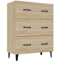 vidaXL Dressoir 69,5x34x90 cm bewerkt hout sonoma eikenkleurig