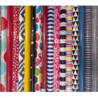 Benza Assortiment cadeaupapier inpakpapier - 200 x 70 cm - 7 rollen