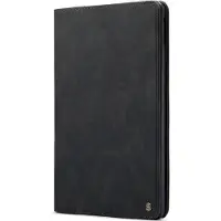 CASEME Tablethoes geschikt voor Apple iPad Mini 6 | Tabletcase met pasjeshouder kaartenhouder | Tablet Hoes Hoesje gemaakt van Premium Suede imitatieleer | Bookcase met regelbare standen - Zwart