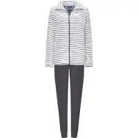 Rebelle - Dames Huispak Rosanna - Grijs - Fleece - Maat 46