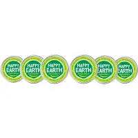 Happy Earth 6x 100% Natuurlijke Deodorant Balm Bergamot 45 gr