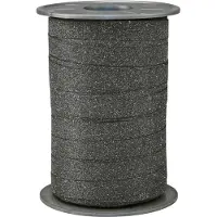 Pattberg Krullint Glitter Zwart – Cadeaulint - 10mm