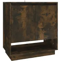 vidaXL Dressoir 70x41x75 cm bewerkt hout gerookt eikenkleurig