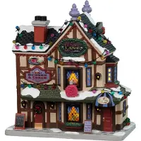 Lemax Penny Lane Shoppes battery operated Led Kerst