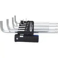 Ks Tools 9202450 Inbus Haakse schroevendraaierset 5/64 inch, 3/32 inch, 1/8 inch, 5/32 inch, 3/16 inch, 1/4 inch, 5/16 inch, 3/8 inch, 1/2 inch, 9/16 inch