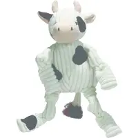 HuggleHounds Cow Knottie Small 23 x 13 x 8 cm