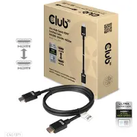 Club 3D CAC-1371 HDMI-kabel HDMI Aansluitkabel HDMI-A-stekker, HDMI-A-stekker 1.00 m Zwart 10K UHD, 8K UHD