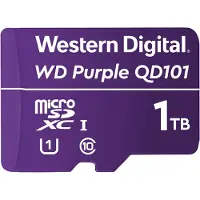 Western Digital WD Purple WDD100T1P0C - Flash-geheugenkaart - 1 TB - UHS-I U1 / Class10 - microSDXC - paars