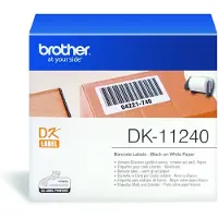 Brother Etiket DK-11240 Zwart op wit (51 mm x 102 mm)