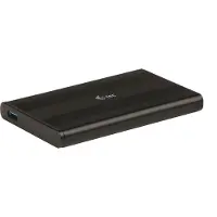 I-Tec MySafe AluBasic Advance externe harde schijfbehuizing zwart [voor 2,5" (6,4 cm) SATA I/II/II HDD/ SSD, Aluminium]