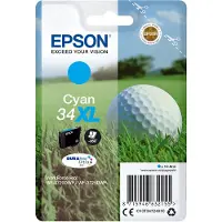 Epson 34XL (C13T34724010) Inktcartridge Cyaan Hoge capaciteit