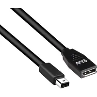 Club 3D CAC-1121 DisplayPort-kabel Mini-displayport / DisplayPort Adapterkabel Mini DisplayPort-stekker, DisplayPort-bus 1.00 m Zwart