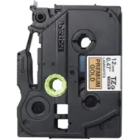 Brother Lintcassette TZe-PR831 voor P-Touch etiketteermachine Zwart en Goud