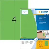 Herma Etiket 4399 105x148mm A6 groen 400 stuks