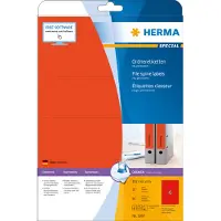 Herma Ordneretiketten, A4, 192 x 61 mm, rood, permanent hechtend