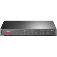 TP-LINK TL-SG1210MP Unmanaged Switch [9x Gigabit Ethernet, 8x PoE+, 123W, 2x GbE/SFP Combo].