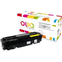 OWA 410A Compatibel HP Tonercartridge CF412A Geel