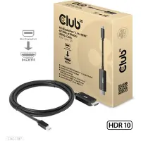 Club 3D Adapter - - CAC-1187 - Mini DisplayPort naar HDMI - 1,8m - 8K 60Hz
