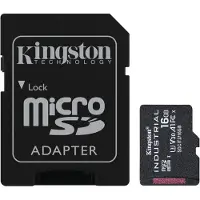 Kingston Technology Industrial 16 GB MicroSDHC UHS-I Class 10