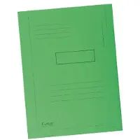 Exacompta 2-Flap map 445013E Helder groen Karton 24 x 32 cm 50 Stuks